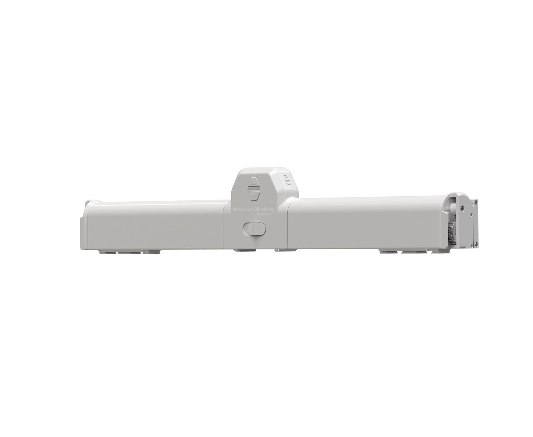 MySmartWindows Retrofit Kit di Quietcool – Aprifinestra motorizzato intelligente – controllato da app, alimentato a energia solare, silenzioso – adatto per finestre da 0,6 a 0,9 m