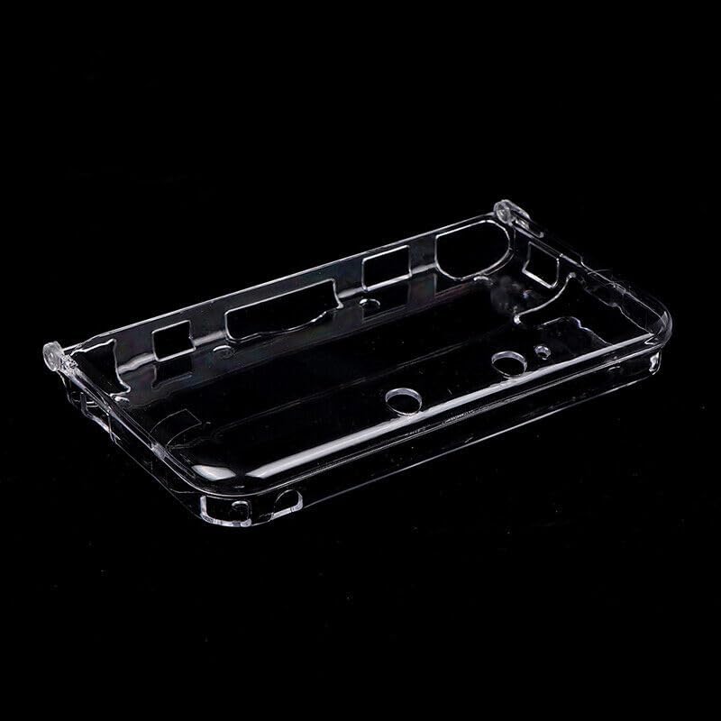 Clear Snap On Hard Plastic Protective Shell Armour Case Cover, compatible with Nintendo 3DS XL (older version)