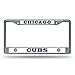 Rico Industries MLB Chicago Cubs Chrome License Plate Frame