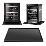 Mini Fridge Silicone Mat with Raised Edges 19.7"x19.7"x0.4",...