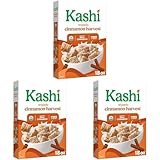 Kashi Breakfast Cereal, Organic, Whole Grain, Cinnamon Harvest, 18oz Box (1 Box) (Pack of 3)