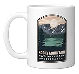 Rocky Mountain National Park Colorado Ceramic Mug, White