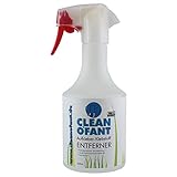 CLEANOFANT Aufkleber + Klebstoff-ENTFERNER 500 ml Spray - Entfernen von Klebstoffresten, Dichtstoffen, Silikonöl. Lösen von Aufkleber, Folie, Etikett. für Lack, Metall, Kunststoff, Glas
