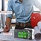 XUNTOP Digitaler Winkelmesser Neigungsmesser Laser Wasserwaage mit LCD Display, Type-C Schnittstelle IP54 Wasserdicht Magnetisch Nivellierbox Level Box für Holzarbeiten, Bau, Dekoration, DIY,Schwarz