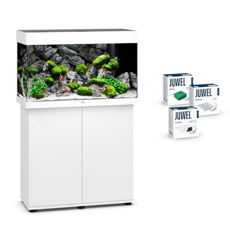 JUWEL Aquarium Rio 125 Kombination Weiss Premium-Bundle