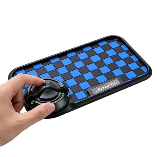 Soporte giratorio de 360 grados para coche y organizador de llaves con almohadilla de telfono