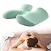 Ysyqkn Memory Foam Massage Table Breast Pillow Comfortable Multifunctional Beauty Salon Support Pillow for Beauty SPA Relaxing Home, Green