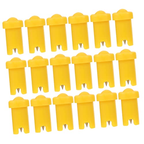 BELLIFFY 100pcs Eyelash Glue Bottle Nozzle Pins Blocking Needles for Eyelash Glue Bottles Durable Essential Tools for Salon Home Use