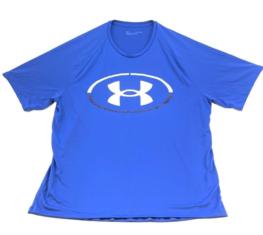 Under Armour Mens Tech 2 0 Lock Up SS Loose Versa Blue T-Shirt XL