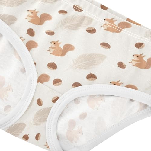 Squirrel Chestnut Feather Toddler Girls's Underwear 2T 23006584