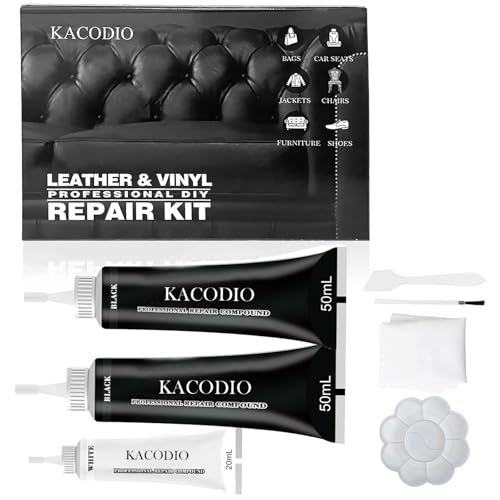 KACODIO Black Leather Repair Kit
