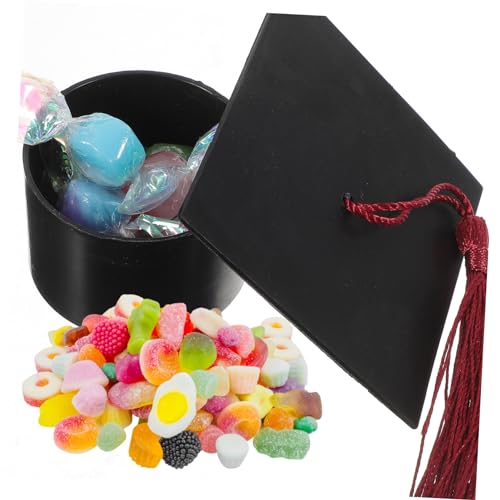 OUNONA 6 Peças Caixa De Doces De Formatura Com Franjas Lembrancinhas De Festa De Formatura Supriment