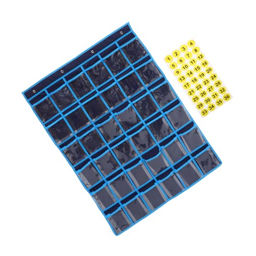 ELAYARD Organizador Colgante para Teléfono Móvil con Bolsa de Almacenamiento para Aula Resistente y Transpirable para Colgar Pared o Puerta