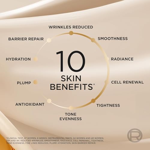 Image of L'Oreal Paris Age Perfect Serum Le Duo, Brightening, Firming and Anti-Aging Serum for Face with Collagen Peptide, Niacinamide, Vitamin C and B3, 1 fl oz + Sample