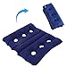 Elikliv Coussin Gonflable en PVC, Coussin Gonflable de Siège Anti Escarres pour Douleurs au Coccyx et au fessier, Hémorroïdes, Prostatite, Grossesse, Douleur périnéale
