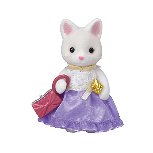 Calico Critters Town Girl Series - Silk Cat -, 3 inches