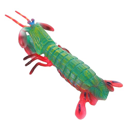 Abaodam リアルな海老フィギュア 向け海洋動物模型 知育 認知力向上に 多機能ディスプレイモデル 独特なデザインでコレクションにも適した