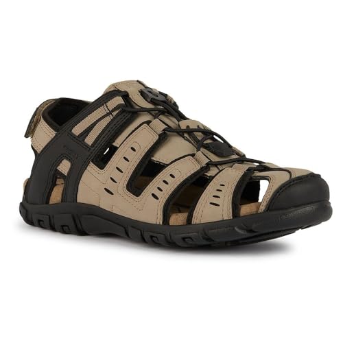 Geox Man UOMO SANDAL STRADA SANDALS Grey 44_EU