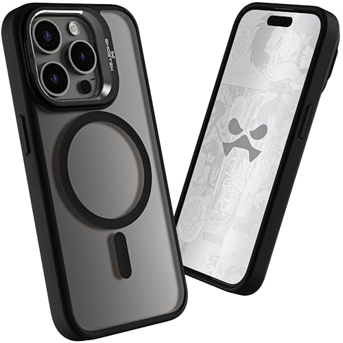 Coque iPhone 15 Pro haut de gamme Ghostek KickCam noire compatible MagSafe - 2