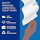 Scott 1000 Jumbo Rolle Jr. Commercial WC-Papier (67805), 100% recycelten Fasern, 2 lagig, weiß, 12 Rollen/Fall, 1000 ’/Rolle