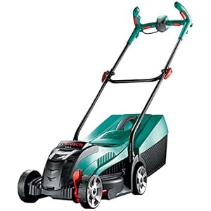 Bosch Akku Rasenmäher Rotak 32 LI (36 Volt, 1x Akku 2,0 Ah, Schnittbreite: 32 cm, Rasenflächen bis 150 m², im Karton)