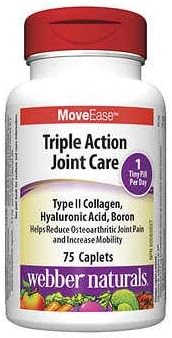 Webber Naturals Triple Action Joint Care, 75 caplets