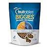 Fruitables biggies dog biscuitscrunchy dog biscuits made with pumpkinhealthy dog treats packed with real fruit flavorfree of wheat corn and soypumpkin blueberry16 oz  urban country home decor