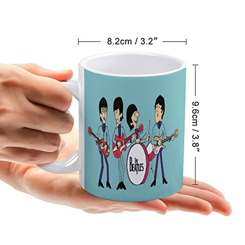 FSIGOM The Beatles Tasse à thé et café avec boîte cadeau, 445,2 g, meilleur cadeau pour petit ami, frère, papa, amis - Les Beatles, Paul McCartney, John Lennon, RIngo Starr, George Harrison FSIGOM The Beatles Tasse à thé et café avec boîte cadeau, 445,2 g, meilleur cadeau pour petit ami, frère, papa, amis – Image 3