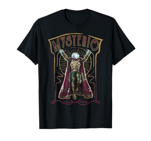 Marvel Spider-Man Far From Home Mysterio Retro Style Poster T-Shirt
