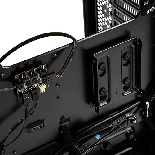 Phanteks Enthoo Pro Full Tower Chassis without Window Cases PH-ES614PC_BK,BLACK NO WINDOW - Thumbnail 7
