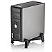 immagine 1Halter LZ-401 Pc Computer Stand caso Caddy per Desktop/Rolling torre casi con larghezza regolabile e ruote 4 ruote (2 Pack)