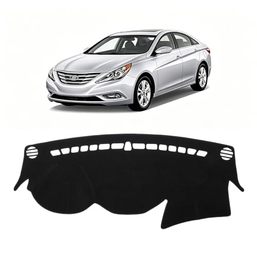 FIILINES Dash Cover for 2011 2012 2013 2014 Hyundai Sonata, Dashboard Cover…
