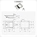 Stainless Steel Pull-Type Panel Lock Truck Cabinet Construction Vehicle Tool Industrial Distribution Box Box Lock 1Pcs(D858D)