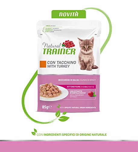 Natural Trainer Kitten&Young Cibo per Gatti con