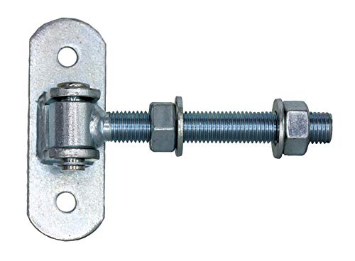UHRIG® Gate Hinge, Adjustable, Long, M12, M16, M18, M20, Door Hinge Angel Galvanised (Gate Hinge M16#750-16), UHRIG®