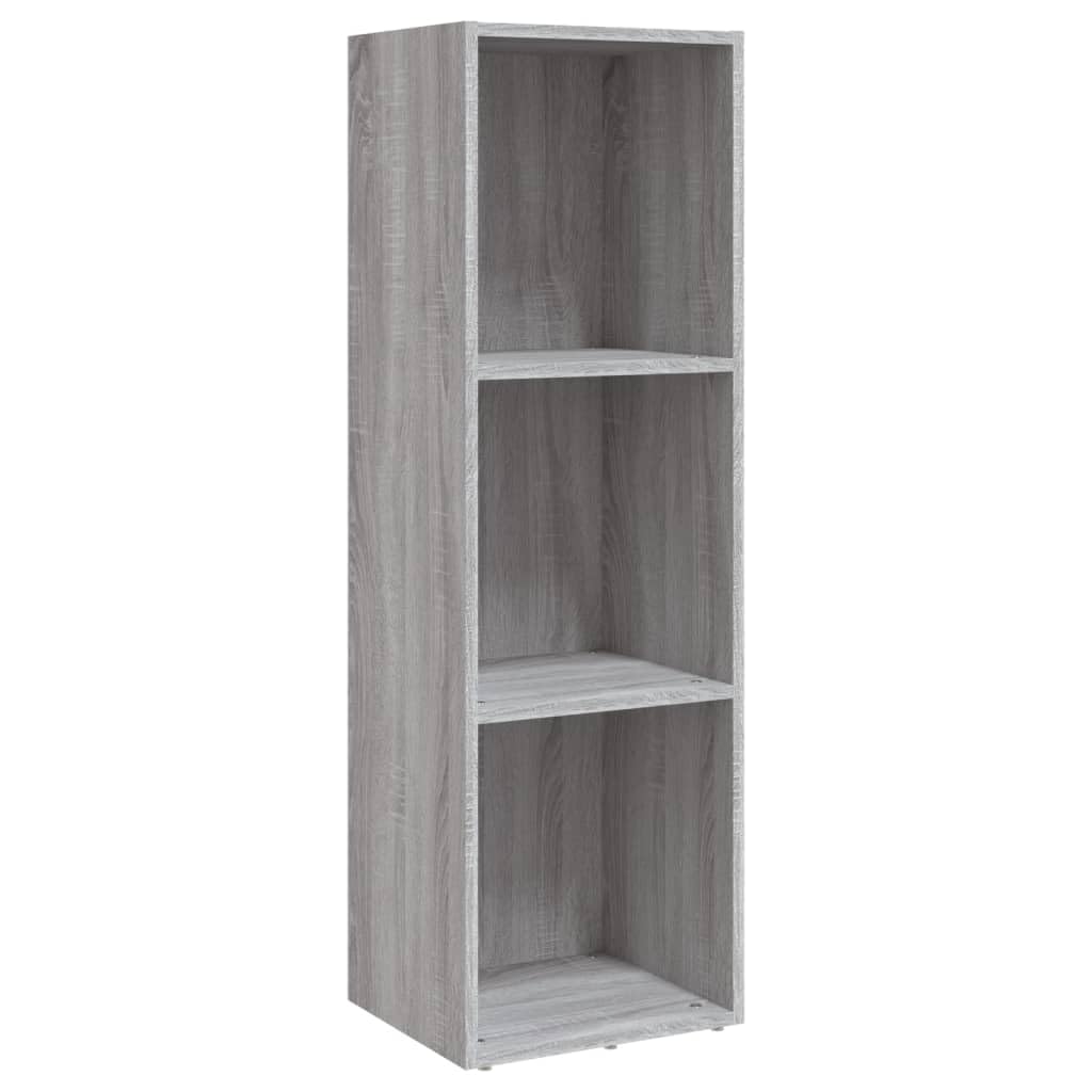Bücherregal Standregal Grau Sonoma 36x30x114 cm Holzwerkstoff