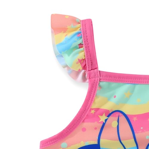 Image of Disney Little Mermaid Minnie Mouse Girls UPF 50+ Bathing Suit Tankini and Bikini Bottom Swimsuit Set for Toddler and Big Kids