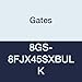 Gates 8GS-8FJX45SXBULK GlobalSpiral Couplings, Female JIC 37? Flare Swivel, Zinc Plated Carbon Steel, 3.70", 45? Bent Tube, 1/2" ID