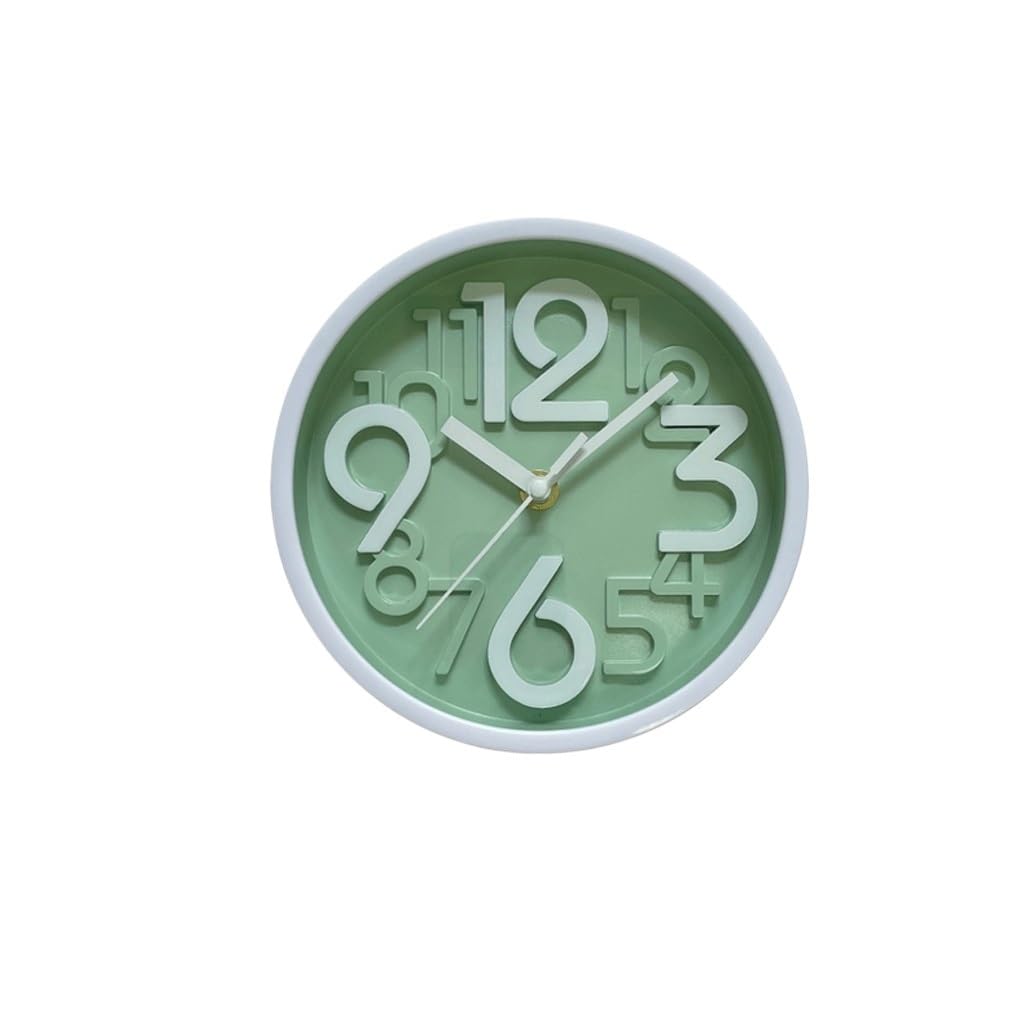 Eines 1 Silent Decorative Wall Clock Digital Study Small Clock Simple Wall Clock Easy To Read