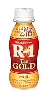 [冷蔵] 【ケース販売】明治プロビオヨーグルトR-1 ドリンクタイプ The GOLD 112g 12本