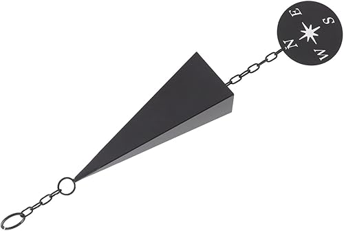 Miniatura 2 de Campanas de viento triangulares estilo campanas de viento con brújula, decoración de pared para interiores y exteriores, adorno de pared para el