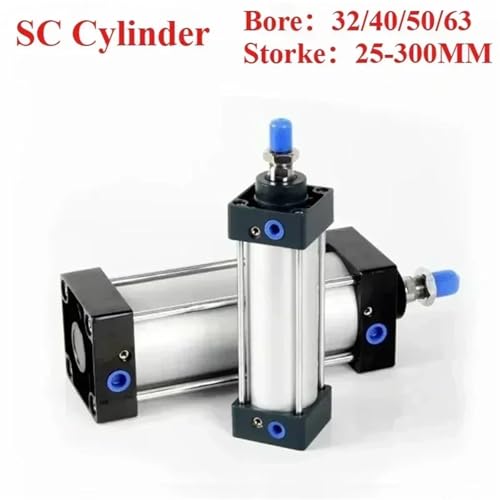 Vérin pneumatique SC 40mm course 75 double effet actionneur - 3