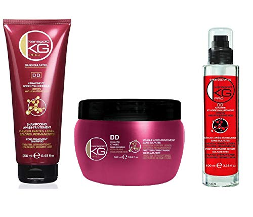 Keragold Keratin And Hyaluronic Acid Sulfate-Free Treatment - 3 Units, soluzione prodotto per uso quotidiano