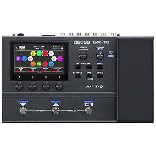 【未使用】BOSS GX-10 + BT-DUAL 新製品】BOSS / GX-10 スマートに演奏を彩るポータブル・マルチ