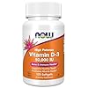 NOW Foods Supplements, Vitamin D-3 10,000 IU, Highest Potency, Structural Support*, 120 Softgels