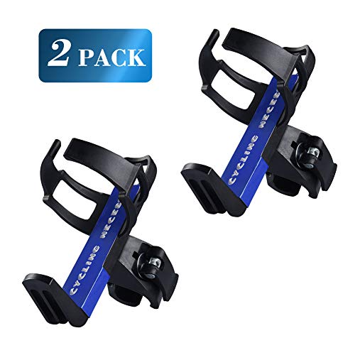 Wittyware Portátil Botella de Agua Portátil Soporte de Bicicleta Botella de Agua Botella de Soporte con 360 Grados Rotación Rack Clips Rotatorio