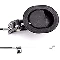 ttmagic Universal Plastic Sofa Chair Recliner Release Pull Handle Replacement Parts with Cable, Fits Ashley and Most Recliner Sofa Brand, Exposed Cable Length 4.9", Total Length is 31" by ttmagic