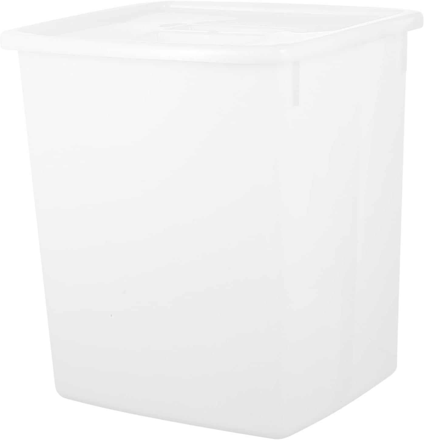 PRETYZOOM White Plastic Bucket Lid Thickened Container for Cold Drinks Water and Storage and Practical Kitchen Tool