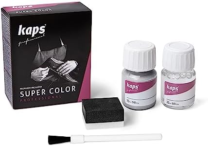 Kaps Super Color z Podkładem - Farba do Butów ze Skóry Naturalnej, Syntetycznej i Tekstyliów, 70 kolorów