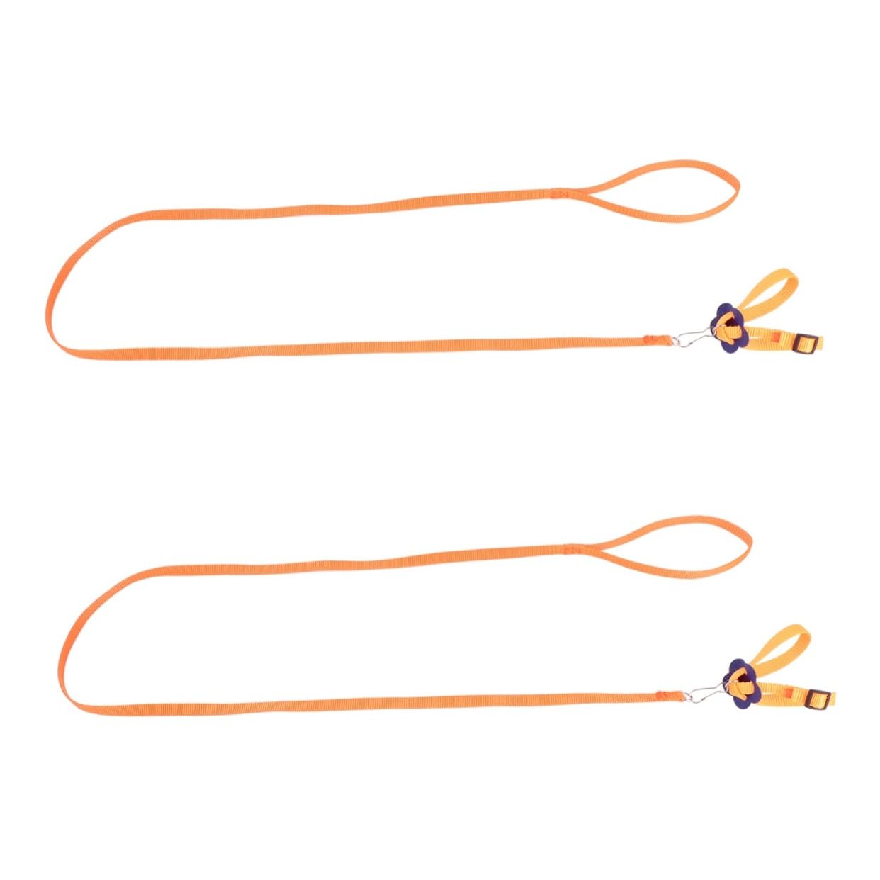 HAPINARY 2 Pcs Adjustable Pet Harness Lizard Leash Pet Tow Rope Bird Pulling Rope for Outdoor